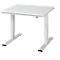 Table de travail série adlatus 300, plateau mélaminé, l. 1000 x P 1000 x H 720 – 1120 mm