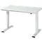 Table de travail série adlatus 300, plateau mélaminé, l. 1250 x P 800 x H 720 – 1120 mm