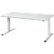 Table de travail série adlatus 300, plateau mélaminé, l. 2000 x P 1000 x H 720 - 1120 mm