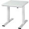 Table de travail série adlatus 300, plateau mélaminé, l. 750 x P 1000 x H 720 – 1120 mm