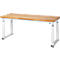 Table de travail série adlatus 600, 2000 x 700 x 740-1140 mm, plateau en hêtre massif