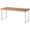 Table de travail série adlatus 600, 2000 x 900 x 740-1140 mm, plateau en hêtre massif