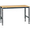 Table de travail UNIVERSAL Standard Manuflex, 1500 x 1000 mm, multiplex nature, anthracite