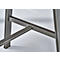 Table haute Meeting Point, rectangulaire, piétement en A, L 1750 x P 680 x H 1042 mm, blanc/anthracite
