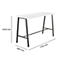 Table haute Meeting Point, rectangulaire, piétement en A, L 1750 x P 680 x H 1042 mm, blanc/anthracite