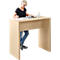 Table haute POINT, l. 1200 mm, coloris érable 