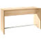 Table haute POINT, l. 2000x P 800 x H 1125 mm, décor érable
