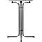 Table haute Quickstep - Ø 700 x H 1100 mm - résistante aux désinfectants - anthracite - sans ouverture de parasol