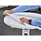 Table haute Quickstep, housse blanche incluse, sans ouverture pour parasol, résistante aux désinfectants, Ø 700 mm, blanc
