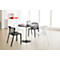 Table Lena, H 760 x Ø 800 mm, noir 