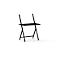 Table pour ordinateur portable scala, idéale pour le bureau à domicile, réglable en hauteur, pliable, piétement à 4 pieds, L 1000 x l 800 x H 1400 mm, noir graphite RAL 9011/noir