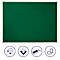 Tableau à craies X-tra!Line, 1800 x 1200 mm, laqué, montage mural, format vertical &amp; horizontal, magnétique, vert