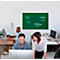 Tableau à craies X-tra!Line, 1800 x 900 mm, laqué, montage mural, format vertical &amp; horizontal, magnétique, vert