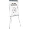 Tableau à feuilles mobiles Legamaster Sketch Easy, tableau magnétique, réglable en hauteur, pied tripode, bac de réception inclus, L 680 x H 1050 mm, noir-blanc