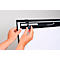 Tableau à feuilles mobiles Legamaster Sketch Easy, tableau magnétique, réglable en hauteur, pied tripode, bac de réception inclus, L 680 x H 1050 mm, noir-blanc