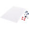 Tableau blanc 2000 MAULpro, 900 x 1200 mm, surface laquée, set II