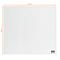 Tableau blanc en verre Nobo, verre de sécurité, sans cadre, magnétique, L 450 x H 450 mm, blanc