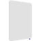 Tableau blanc ESSENCE Legamaster - sans cadre - émaillé - l. 1000 x H 1500 mm - avec bords arrondis