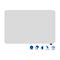 Tableau blanc ESSENCE Legamaster - sans cadre - émaillé - l. 1500 x H 1000 mm - avec bords arrondis
