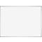 Tableau blanc Franken PRO, émaillé, montage mural en format vertical &amp; horizontal, acier laqué blanc &amp; cadre en aluminium, magnétique, bac de rangement, 1000 x 2000 mm