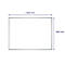 Tableau blanc Franken PRO, émaillé, montage mural en format vertical &amp; horizontal, acier laqué blanc &amp; cadre en aluminium, magnétique, plateau de rangement, 900 x 1200 mm