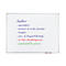 Tableau blanc Franken X-tra ! Line, montage mural en format vertical &amp; horizontal, émaillé blanc, antimicrobien, cadre en aluminium, magnétique, bac de rangement, L 1200 x H 900 mm, SC3803