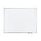Tableau blanc Franken X-tra ! Line, montage mural en format vertical &amp; horizontal, émaillé blanc, antimicrobien, cadre en aluminium, magnétique, bac de rangement, L 1200 x H 900 mm, SC3803