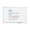 Tableau blanc Franken X-tra ! Line, montage mural en format vertical &amp; horizontal, émaillé blanc, antimicrobien, cadre en aluminium, magnétique, bac de rangement, L 900 x H 600 mm, SC3802