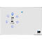 Tableau blanc Legamaster UNITE, magnétique, support pour marqueurs, L 1800 x P 12,6 x H 1200 mm, acier laqué, blanc