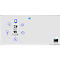 Tableau blanc Legamaster UNITE, magnétique, support pour marqueurs, L 1800 x P 12,6 x H 900 mm, acier laqué, blanc