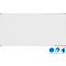 Tableau blanc Legamaster UNITE, magnétique, support pour marqueurs, L 2000 x P 12,6 x H 1000 mm, acier laqué, blanc