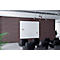Tableau blanc Legamaster Wall-Up LRC, magnétique, coin arrondi à gauche, L 595 x P 23 x H 2000 mm, acier émaillé, blanc