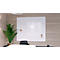 Tableau blanc Legamaster Wall-Up LRC, magnétique, coin arrondi à gauche, L 595 x P 23 x H 2000 mm, acier émaillé, blanc
