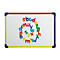 Tableau blanc Maul - laqué -magnétique - portable - l. 400 x H 350 mm