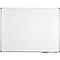 Tableau blanc MaulStandard - cadre alu - émaillé - l. 450 x H 300 mm - avec auget