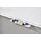 Tableau blanc MaulStandard - cadre alu - surface plastifiée - l. 2000 x H 1000 mm - avec auget