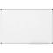 Tableau blanc MaulStandard - cadre alu - surface plastifiée - l. 900 x H 600 mm - avec auget