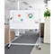 Tableau blanc mobile MAULstandard, plastifié, 1000 x 1500 mm