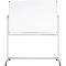 Tableau blanc mobile MAULstandard - utilisable des 2 côtés - émaillé - tableau pivotant - L 1800 x H 1200 mm - particulièrement résistant aux rayures