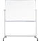 Tableau blanc mobile MAULstandard - utilisable des 2 côtés - émaillé - tableau pivotant - L 2200 x H 1200 mm - particulièrement résistant aux rayures
