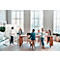 Tableau blanc mobile Move & Meet - utilisable des 2 côtés - laqué - pivotant - L 1500 x H 1200 mm