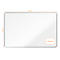 Tableau blanc Nobo Premium Plus, magnétique, avec bac de rangement, L 1500 x H 1000 mm, acier laqué, blanc, marqueur pour tableau inclus