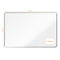 Tableau blanc Nobo Premium Plus, magnétique, avec bac de rangement, L 1500 x H 1000 mm, émaillé, blanc, marqueur pour tableau inclus