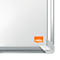 Tableau blanc Nobo Premium Plus, magnétique, avec bac de rangement, L 1500 x H 1000 mm, émaillé, blanc, marqueur pour tableau inclus