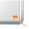 Tableau blanc Premium Plus nobo - cadre alu - surface Nano Clean - l. 1200 x H 900 mm - avec auget
