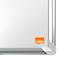 Tableau blanc Premium Plus nobo - cadre alu - surface Nano Clean - l. 1200 x H 900 mm - avec auget