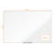 Tableau blanc Prestige nobo - cadre alu - surface émaillée - l. 1800 x H 1200 mm - avec auget