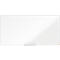 Tableau blanc Prestige nobo - cadre alu - surface émaillée - l. 1800 x H 900 mm - avec auget