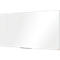 Tableau blanc Prestige nobo - cadre alu - surface émaillée - l. 1800 x H 900 mm - avec auget