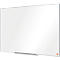 Tableau blanc Prestige nobo - cadre alu - surface émaillée - l. 900 x H 600 mm - avec auget